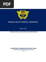 Kamus Data Manifest v.1.0