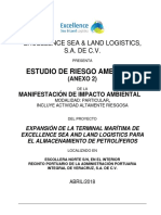 Estudio de Riesgo Ambiental terminal marítima Veracruz