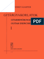 Szendrey-Karper Gitárgyakorlatok