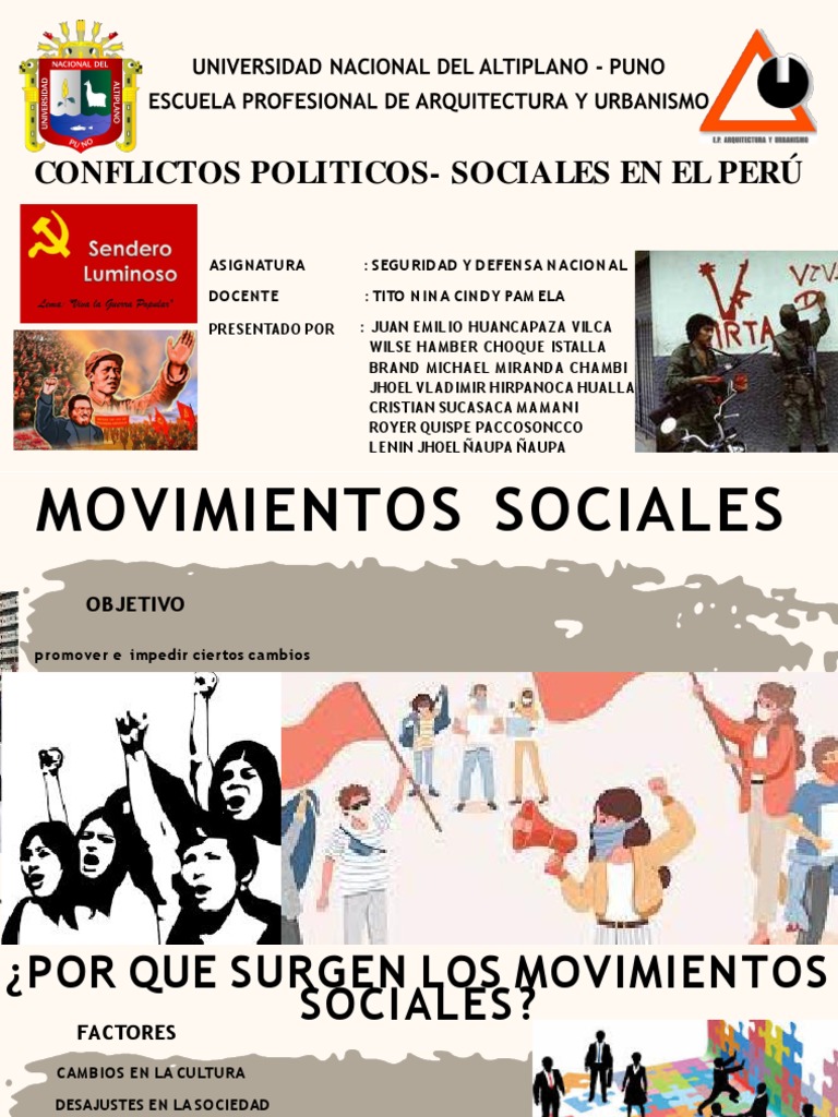 Conflictos Politicos Sociales en El Perú PDF | PDF | Perú | Ministerio ...