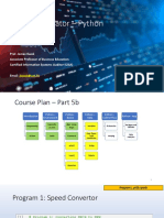 MBA Accelerator - Python Course Plan Part 5b