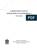 Geotechnical Lab Manual