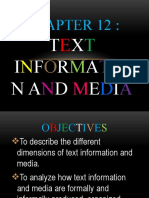 12 Text Information and Media