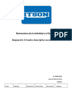 Asignación 2 Cuadro Descriptivo Acción Motora