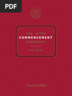 USC-Commencement-Program 2020 Final PDF