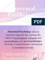 Abnormal Psychology - Group 10