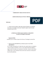 Semana 05 COMPRENSIÓN Y REDACCIÓNTarea de Manejo de Fuentes Parafrasis