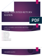 Risk Adjusted Return Ratios