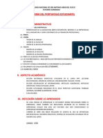 Esquema de Portafolio Estudiantil