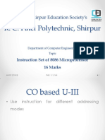 MIC U-III (Instruction Set of 8086) PDF