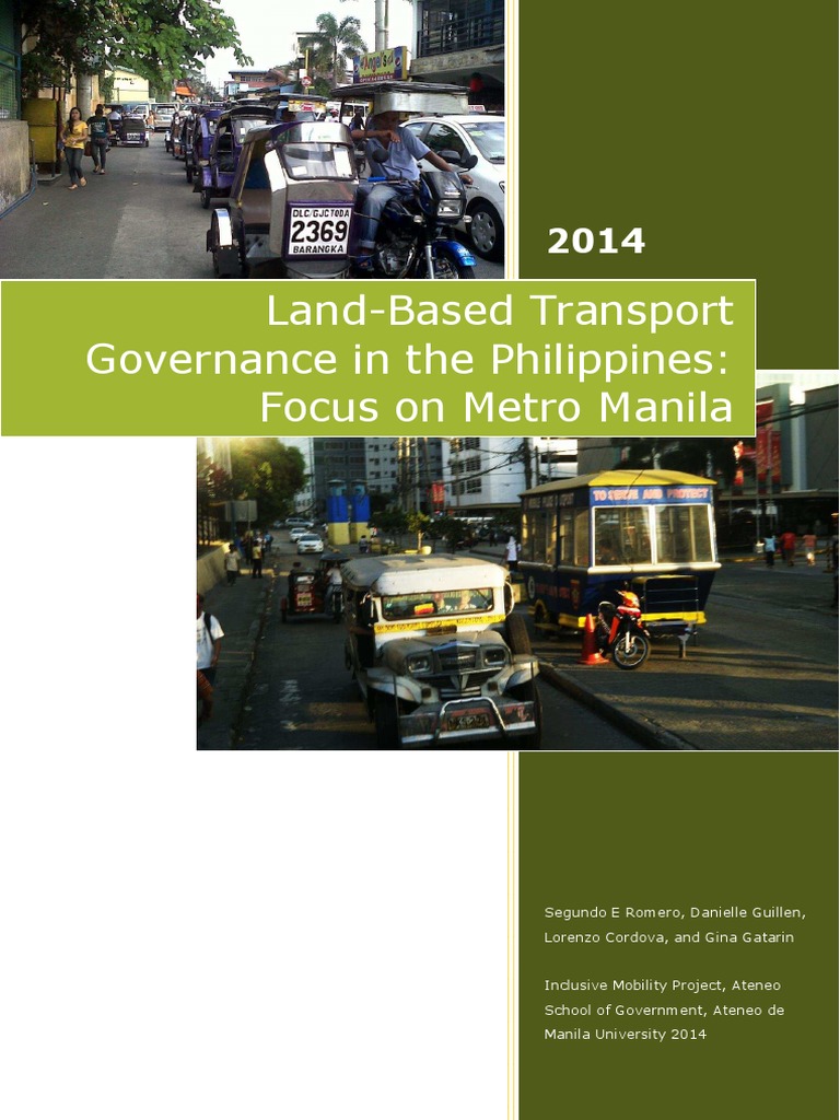 Metro Manila Transport Governance Analysis | PDF | Metro Manila | Transport