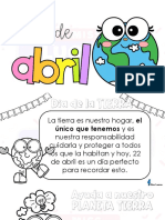 Fichas para Colorear Dia de La Tierra PDF