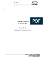 Documente Scoala Verde 2023