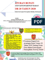 Sosialisasi Perbup Nomor 20 Peran Desa Dalam Intervensi Stunting