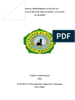 Draft Proposal CSR 2022 - 2 Pembangunan Ruang Kelas Yayasan Al Huda Jirekan Lamongan PDF
