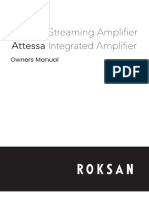 Attessa Streaming & Int Amp Manual - English PDF