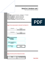 Body Fat Percentage Calculator