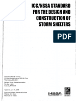 Icc/Nssa Standard For The Design and Construction of Storm Shelters