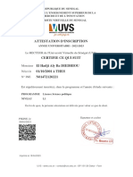 Certificat UVS PDF