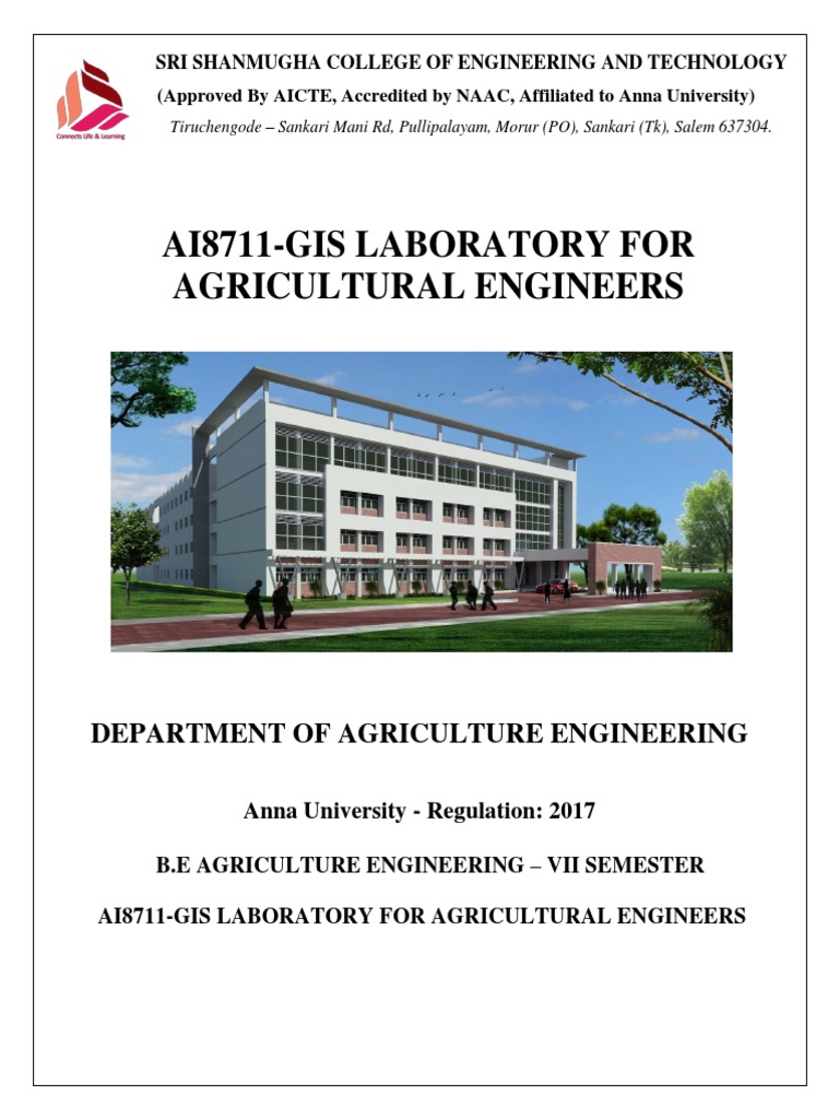 AI8711 GIS Lab Manual PDF PDF Geographic Information System