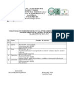 Temati̇că de İnstrui̇re Peri̇odi̇că (3 Luni̇) Pentru Personalul Care Lucrează Nemi̇jloci̇t Cu Aparate Maşi̇ni̇ Uti̇laje