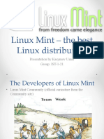 Linux Mint - The Best Linux Distribution for Its Ease of Use and Free Software