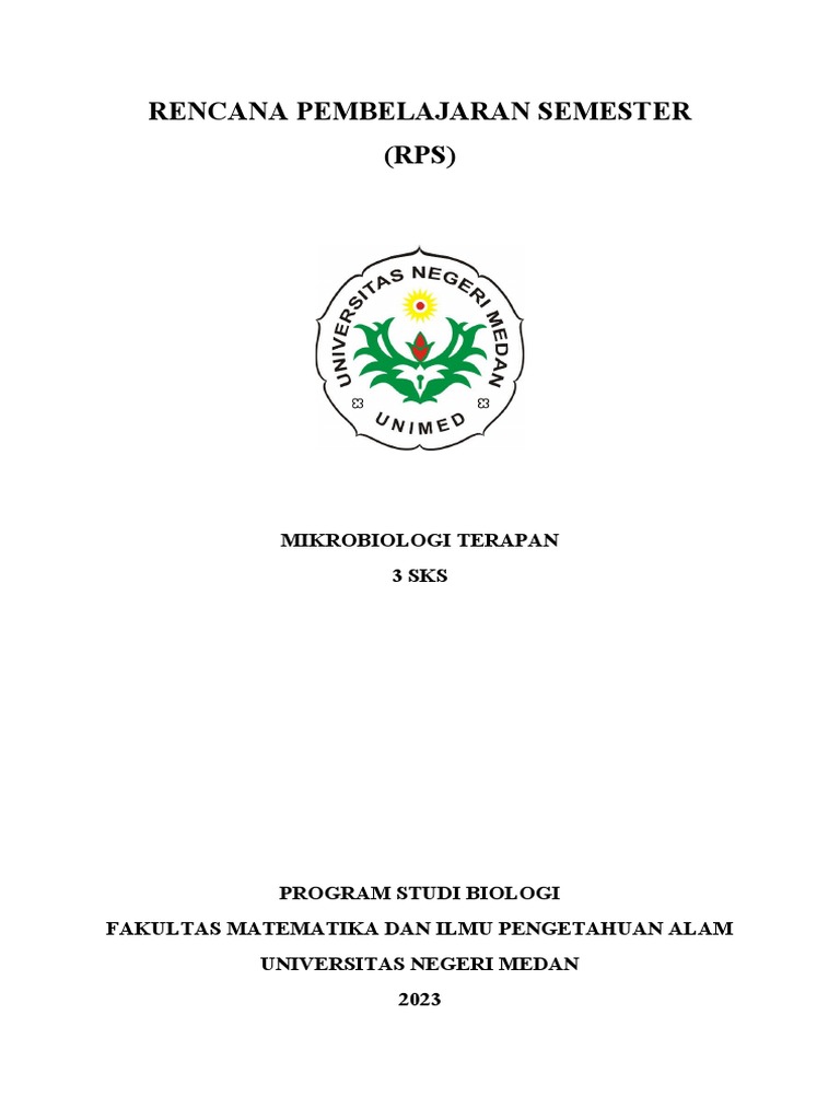 RPS Mikrobiologi Terapan 2023 | PDF | Sains & Matematika | Komputer