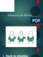 Measuring The Blouse