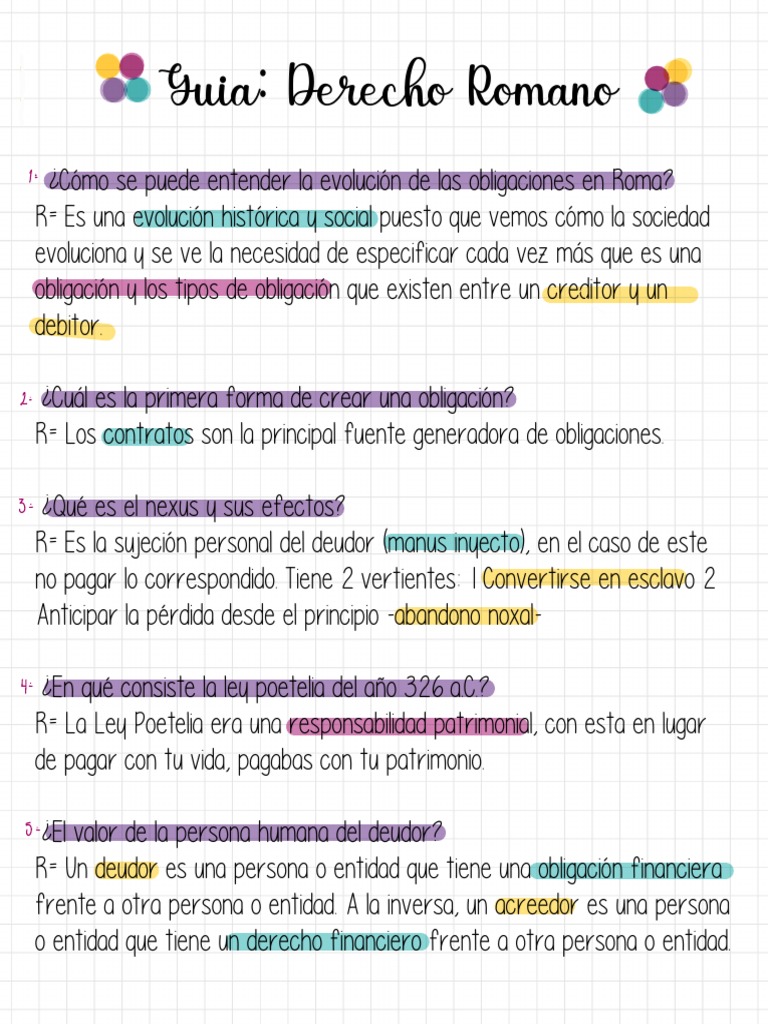 Abandono Noxal en Obligaciones Romanas | PDF | Pagos | Propiedad