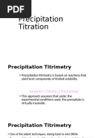 Understanding Argentometric Titration | PDF | Titration | Chemistry