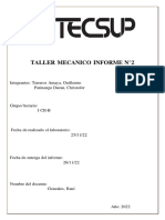 Taller Mecanico Informe N°2