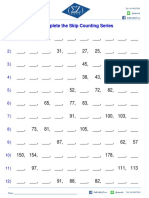 Skip Counting Advanced