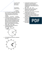 Ejericios de Relojes