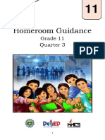 Homeroom Guidance: Grade 11 Quarter 3
