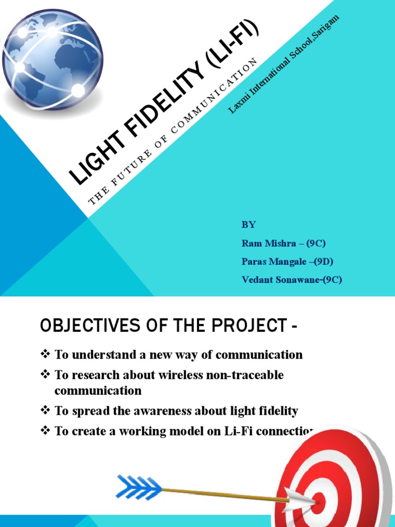 Light Fidelity Project Overview | PDF | Telecommunications | Light ...