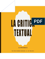 Critica Textual PDF