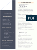 Shamal Bhor Finance CV PDF