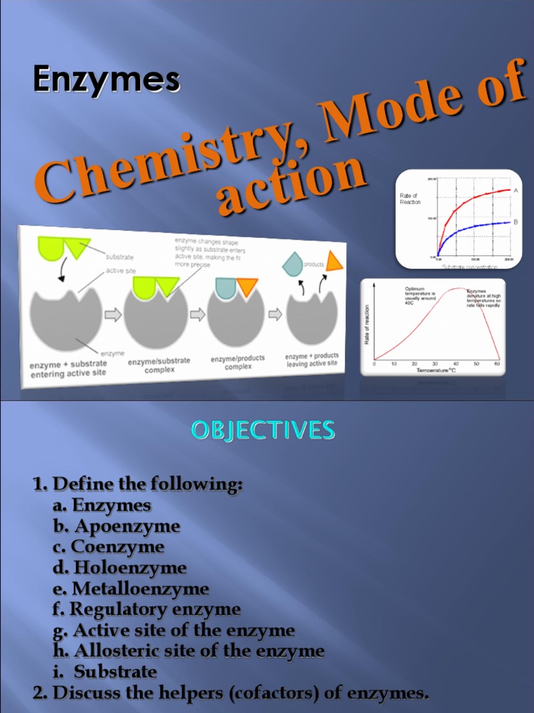 Enzyme Chemistry PDF Enzyme Cofactor (Biochemistry)