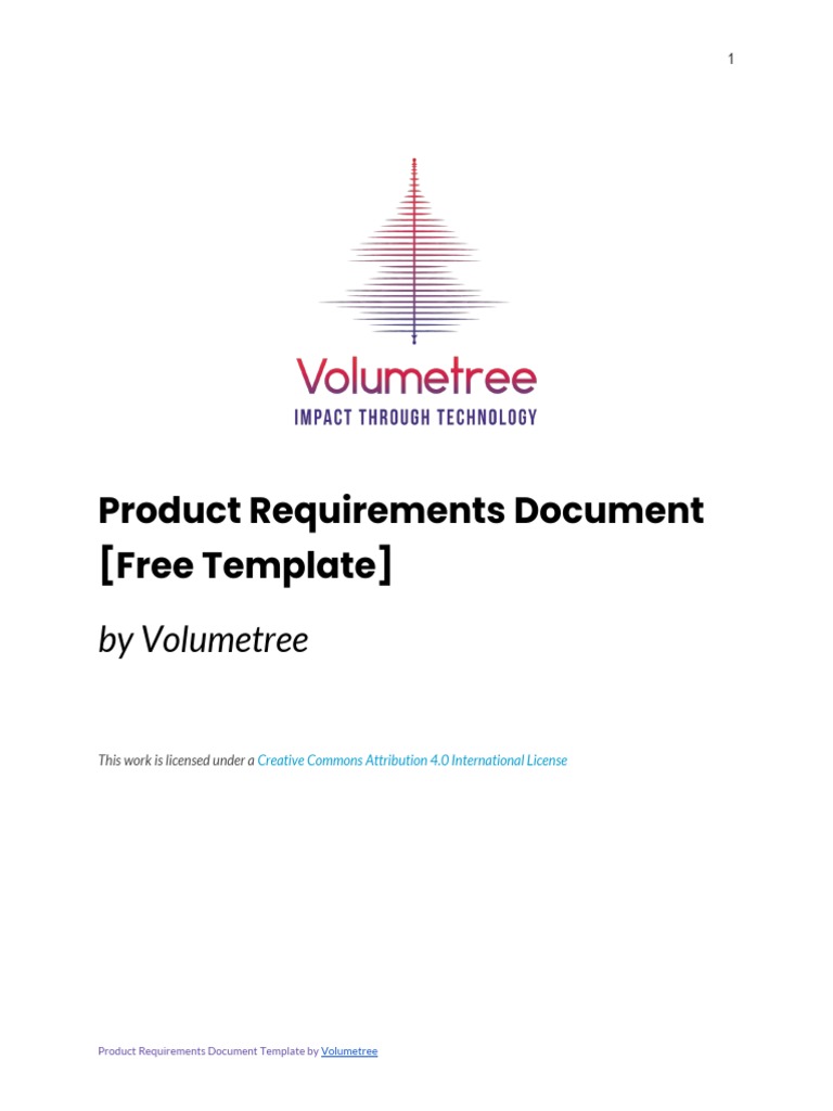 Free Product Requirements Document Template | PDF | Business ...