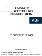Le Modele Conceptuel Des Donnees (MCD)