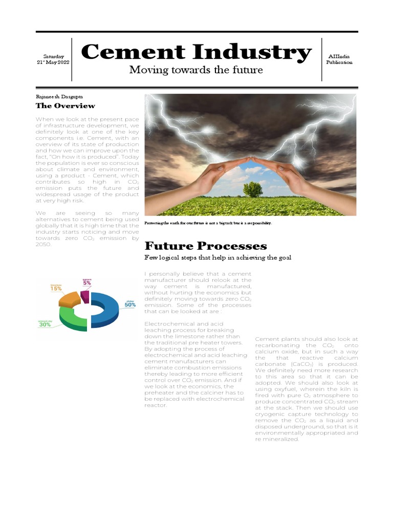 Cement Industry - The Future Way | PDF | Cement | Concrete