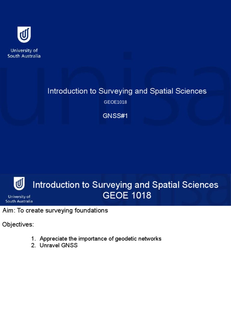 Session 6 Gnss 1 Pdf Global Positioning System Surveying
