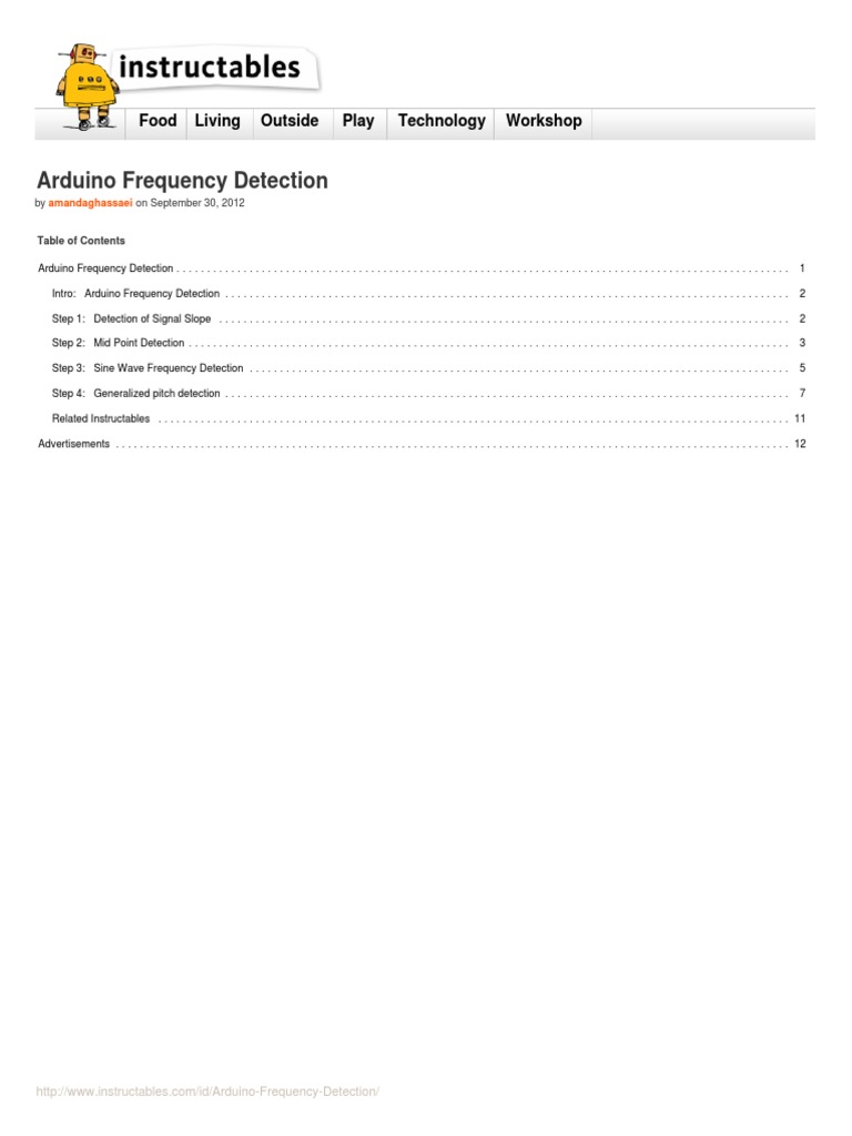 Arduino Frequency Detection PDF