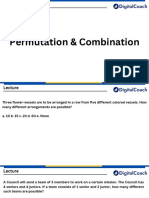 Permutation & Combination Probability Lecture