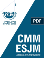 Maquette Licence SL CMM Esjm