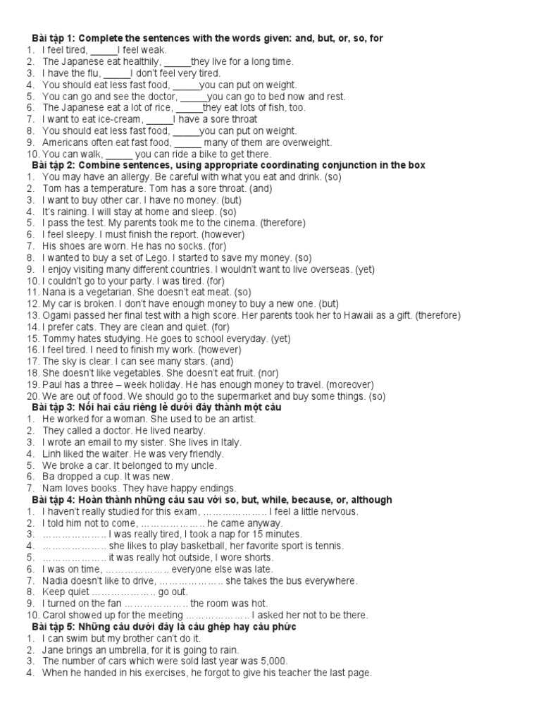 Compound and Complex Sentence 3 PDF