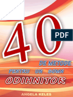 40 de metode pentru un somn odihnitor