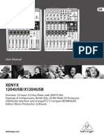 Behringer Q1204usb User Manual PDF
