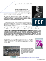 Biographie Facile de Charles de Gaulle (1890-1970)