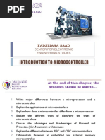 5.1 - Microcontroller and Microprocessor Architecture